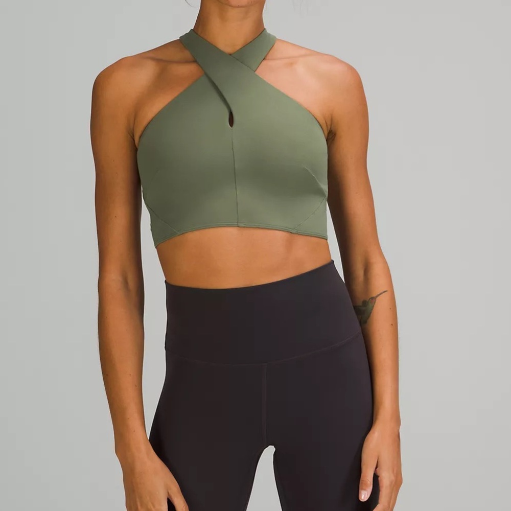 Lululemon Nulu Wrap-Front Long-Line Light support A/B cup Size 6